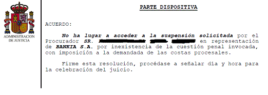 sentencia ganada en acciones bankia por Merino Fernandez Abogados